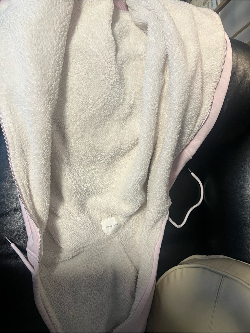 Light Pink Crewneck Pullover Sweater - Picture 3 of 4